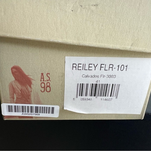 A.S.98 Women's Boho Reiley Floral Whiskey Brown Leather Sandals EU 41 US 10 NWT - Picture 10 of 13